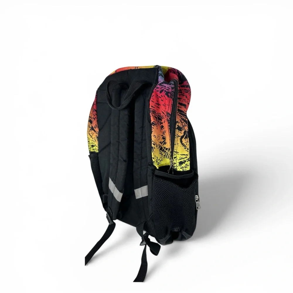 Batman Kids Backpack 3D Graphic School Bag DC Comics Black Multicolor